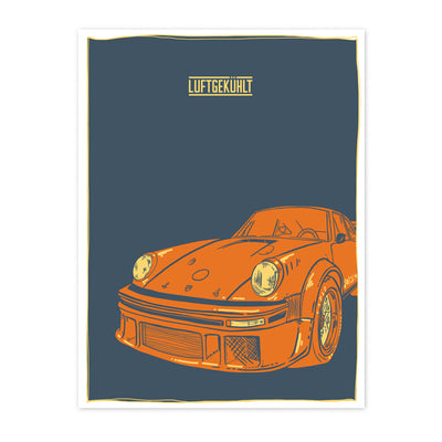 Vintage Porsche Posters | Porsche Racing Poster | Luftgekühlt