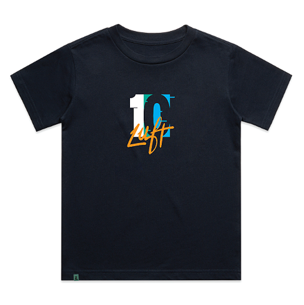 Luft 10 Icon Kids Tee in Deep Navy