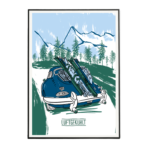 356 Ski Poster