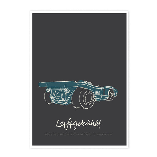 Race Car Poster | Race Car Prints | Luftgekühlt